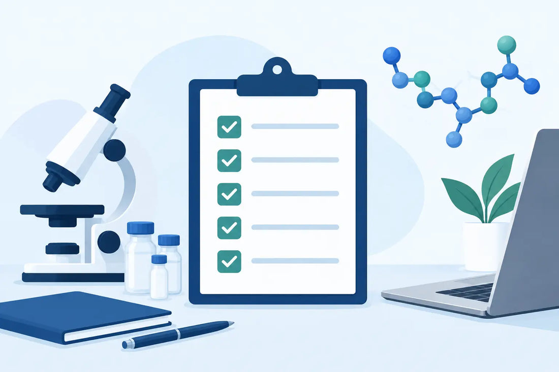 Research Peptide Documentation Checklist