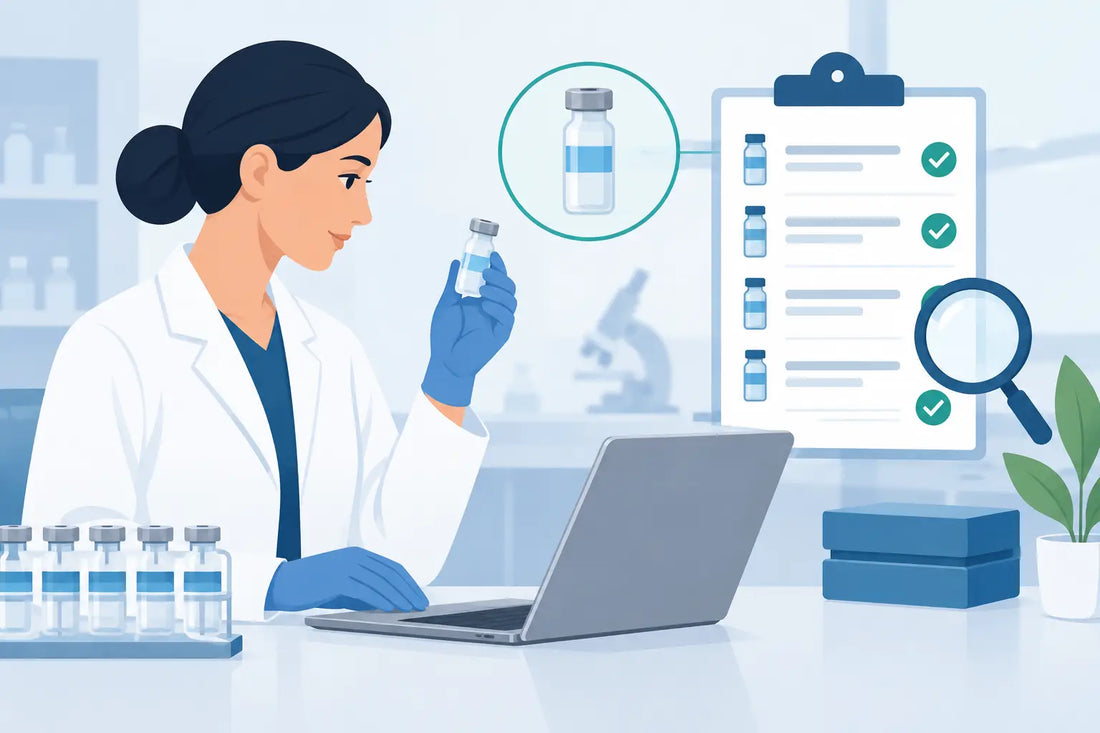 How to Verify Peptide Batch Number Records